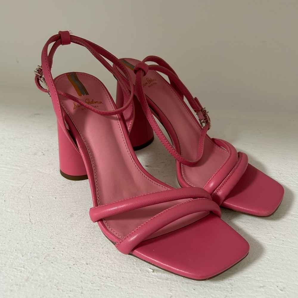 Sam Edelman Pink Strappy Heels